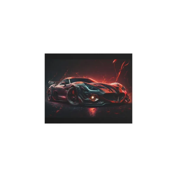 Black -Red Sport Car Poster - Image 7