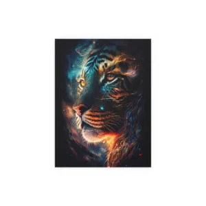 Tiger Space Silk Poster