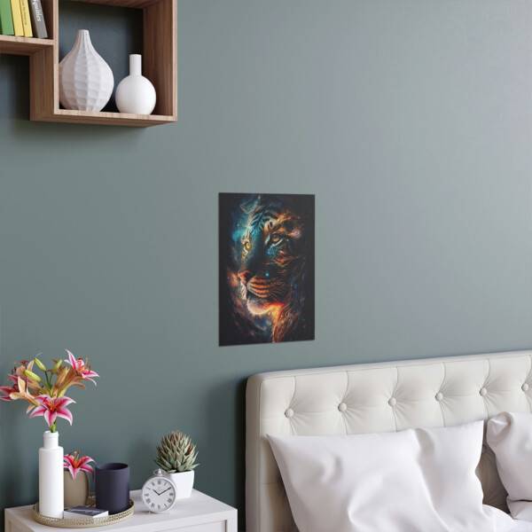 Tiger Space Silk Poster - Image 2