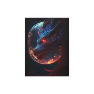Red Dragon Moon Poster