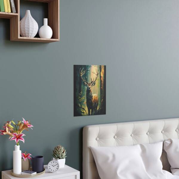 Deer In woods Poster - Image 2