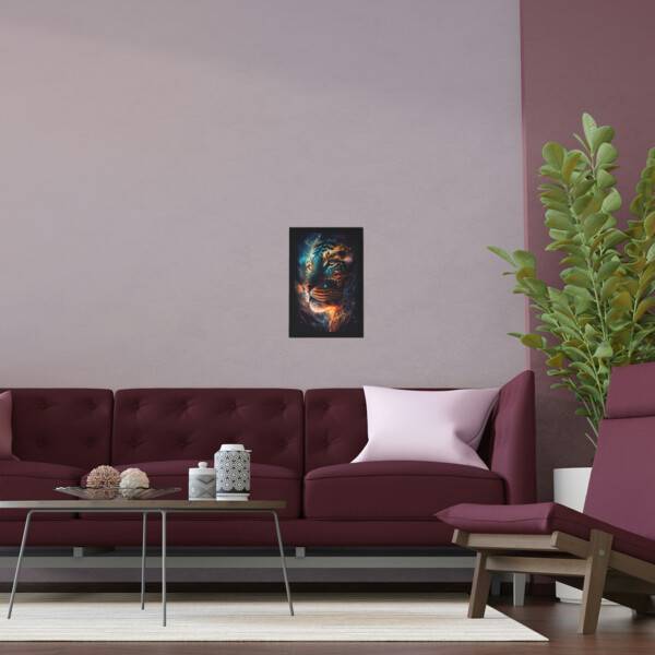 Tiger Space Silk Poster - Image 12