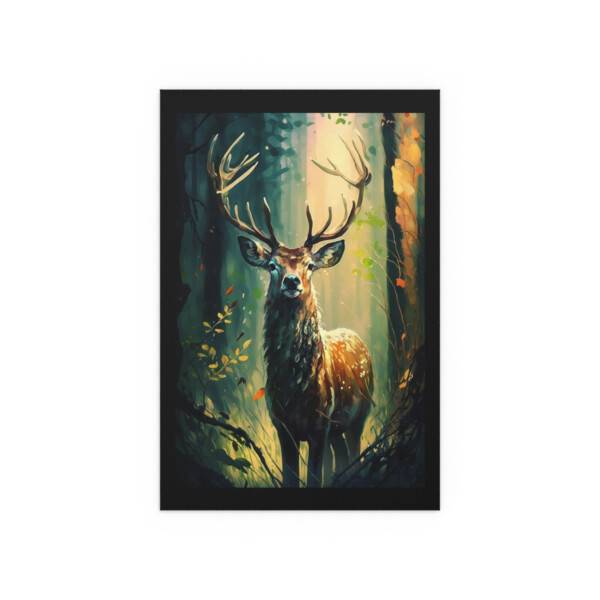 Deer In woods Poster - Image 10