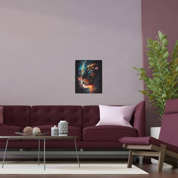 Tiger Space Silk Poster - Image 15