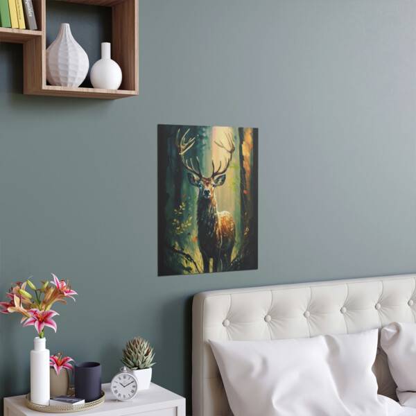 Deer In woods Poster - Image 14