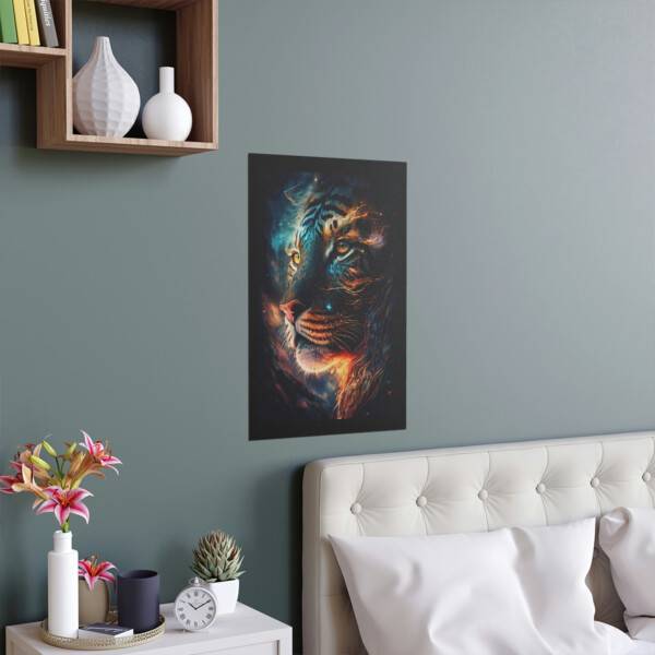 Tiger Space Silk Poster - Image 17