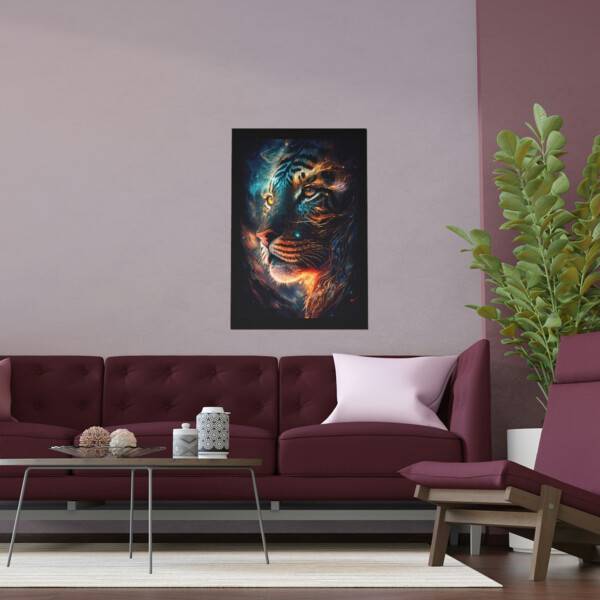 Tiger Space Silk Poster - Image 24
