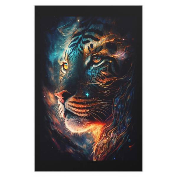 Tiger Space Silk Poster - Image 25