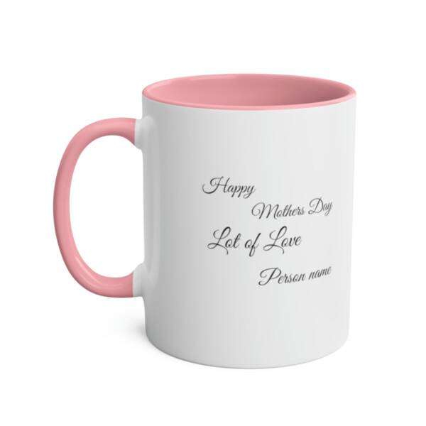 NamePicture Personalization Mothers Day  Mug - Image 2