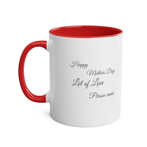 NamePicture Personalization Mothers Day  Mug - Image 42