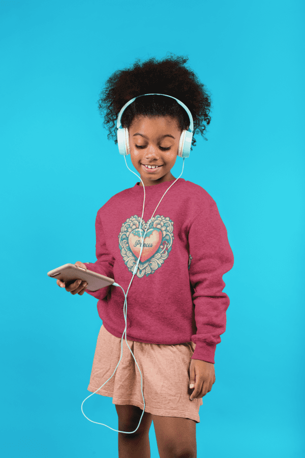 Cute Heart Kids Sweatshirt - Image 19