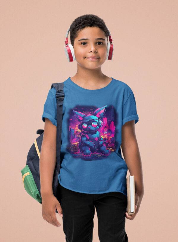 Kids Squirrel Drawing Tee - Image 7