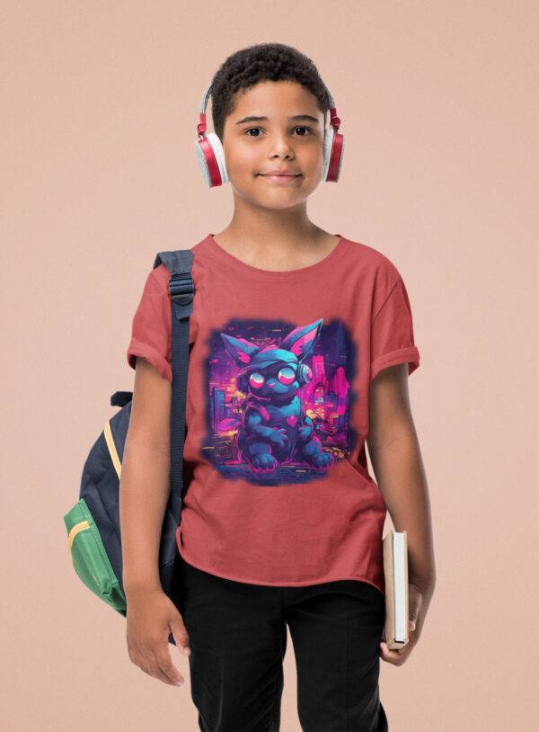 Kids Squirrel Drawing Tee - Image 16
