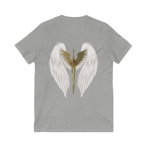 New Angel Sword V-Neck Tee - Image 5