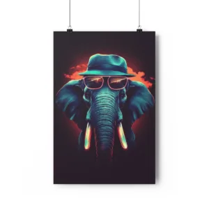 Elephant Premium Poster