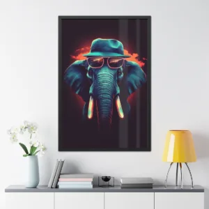 Elephant Framed Picture