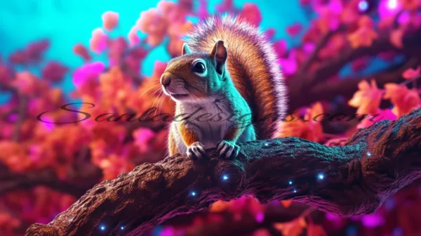 Colourful Woodland Animals H - Image 6