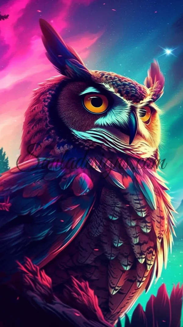 Colourful Woodland Animals V - Image 8