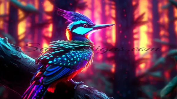 Colourful Woodland Animals H - Image 10