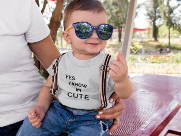 New Infant I'm Cute T-shirt - Image 4