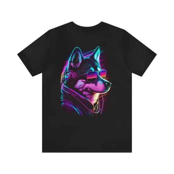 Synthwave Husky T-Shirt - Image 2
