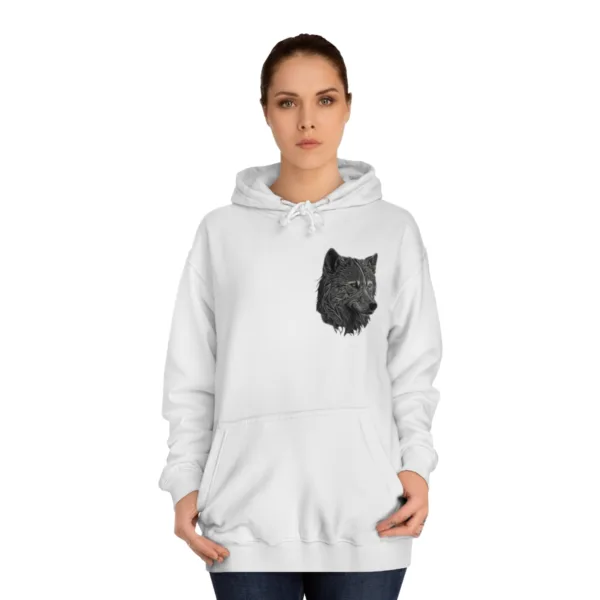 Unisex Wolves Printed Hoodie - Image 4