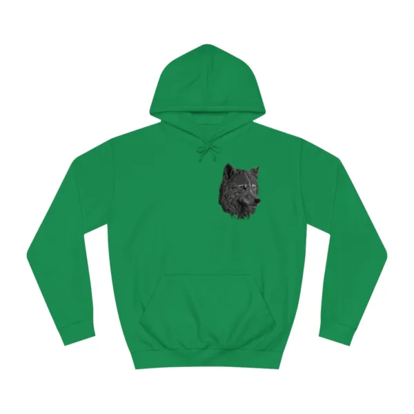 Unisex Wolves Printed Hoodie - Image 5