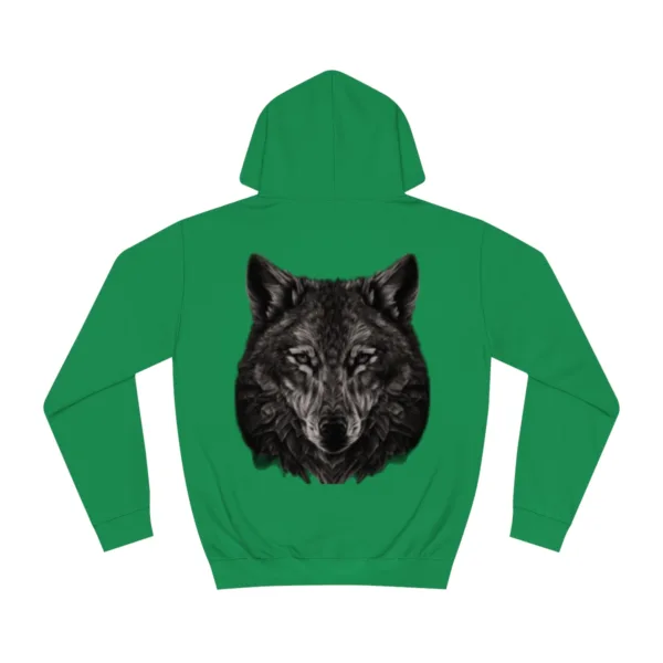 Unisex Wolves Printed Hoodie - Image 6