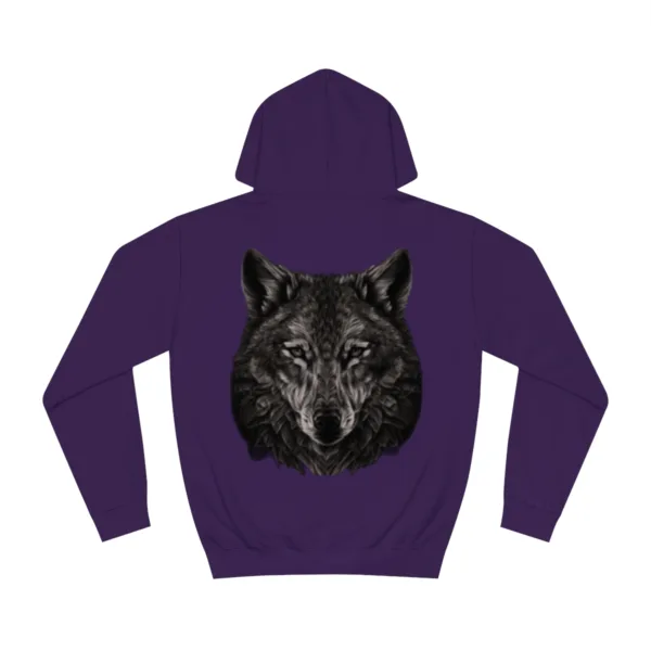 Unisex Wolves Printed Hoodie - Image 14