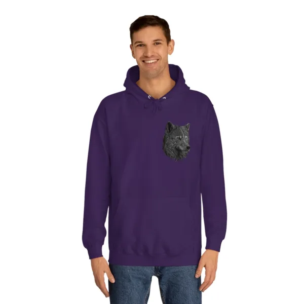 Unisex Wolves Printed Hoodie - Image 15