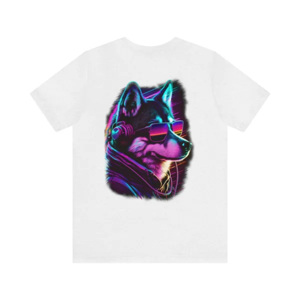 Synthwave Husky T-Shirt - Image 6