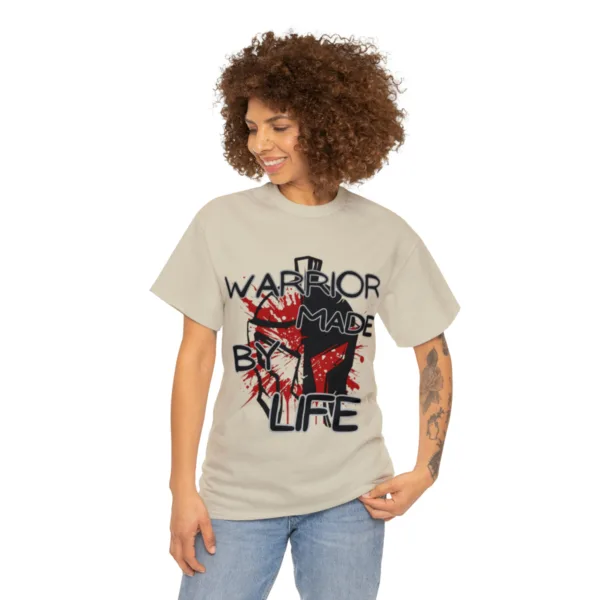 Warrior Made By Life T-shirt - Image 4