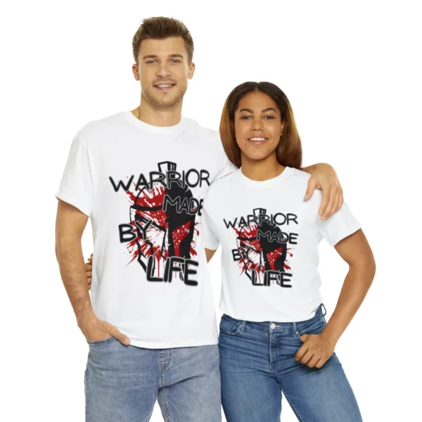 Warrior Made By Life T-shirt - Image 9