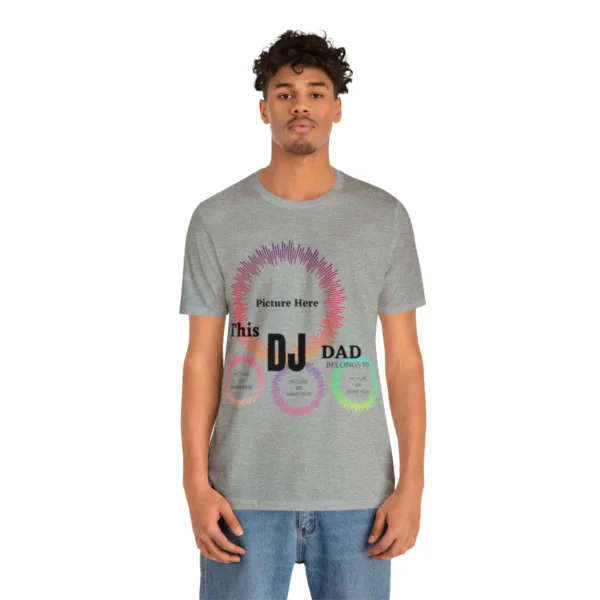 New DJ Personalized Dad T-Shirt - Image 19