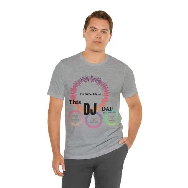 New DJ Personalized Dad T-Shirt - Image 16