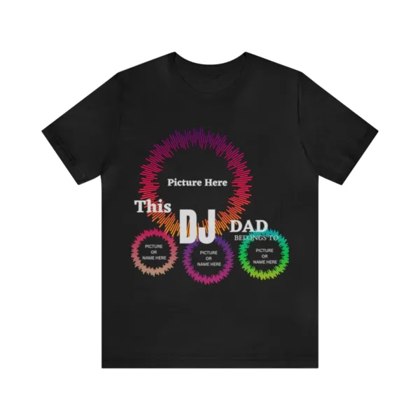 New DJ Personalized Dad T-Shirt - Image 7