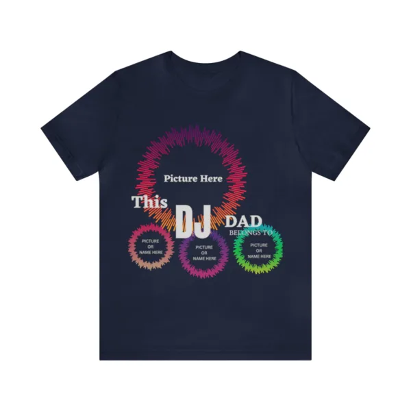 New DJ Personalized Dad T-Shirt - Image 22