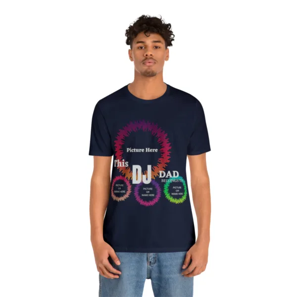 New DJ Personalized Dad T-Shirt - Image 24
