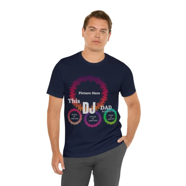 New DJ Personalized Dad T-Shirt - Image 21