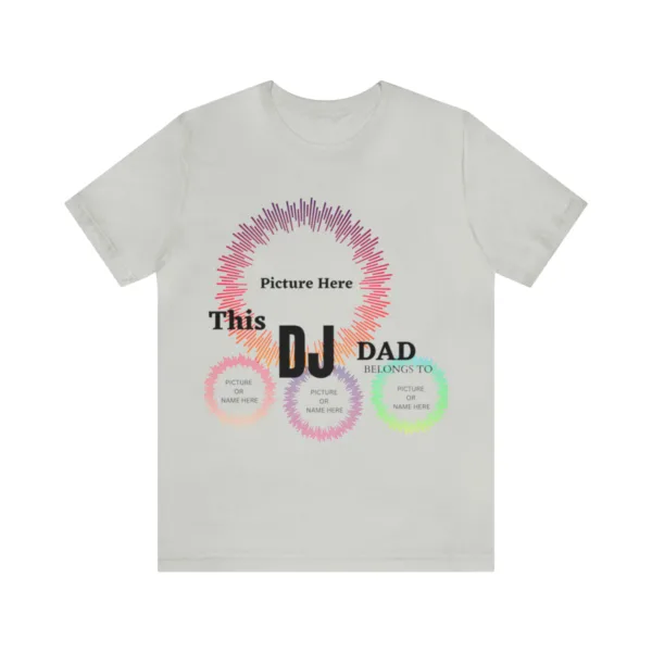 New DJ Personalized Dad T-Shirt - Image 12