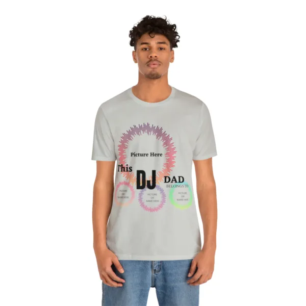 New DJ Personalized Dad T-Shirt - Image 14