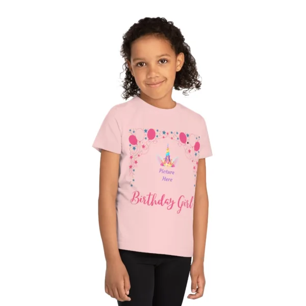 Colorful Personalized Birthday Girls Tee - Image 6