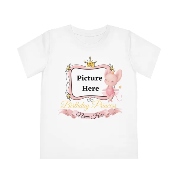 Colorful Kids Personalized Birthday T-Shirt - Image 2