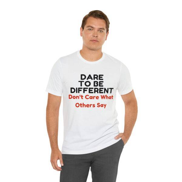 Dare To Be Different  Couple T Shirt - Image 9