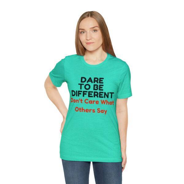 Dare To Be Different  Couple T Shirt - Image 4