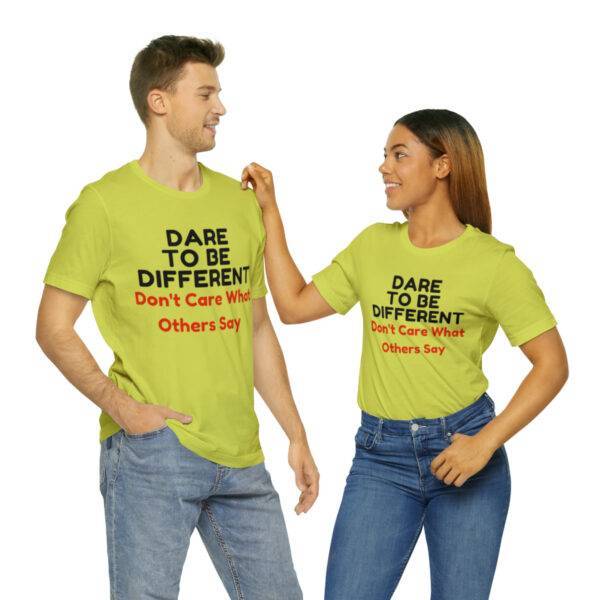 Dare To Be Different  Couple T Shirt - Image 15