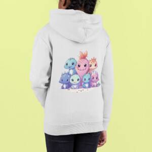 Kids Cute Dino Hoodie