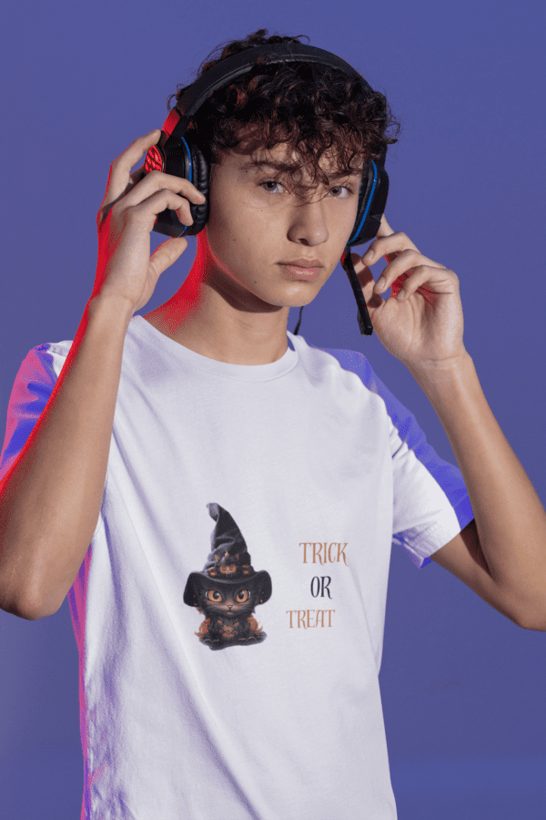 Cat Trick or Treat Tee - Image 4