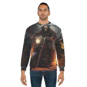 Skeleton Riding Bike Sweatshirt