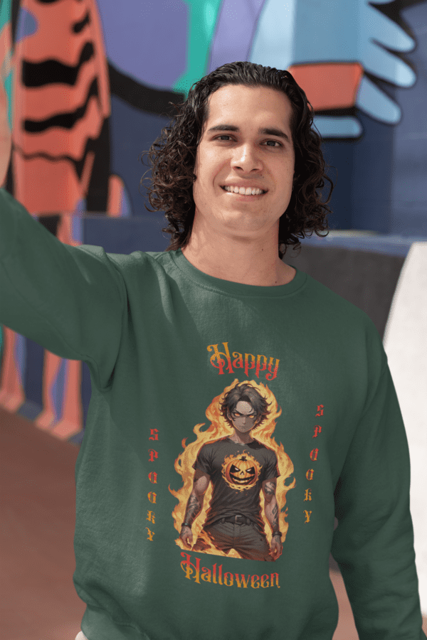 Men In Flames Sweatshirt - Image 10